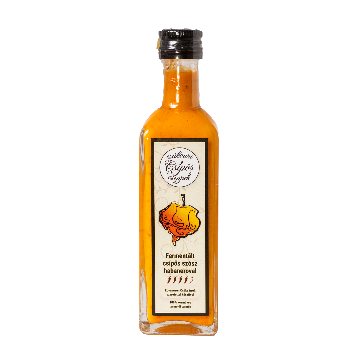 Fermentált csípős szósz habaneroval 60ml