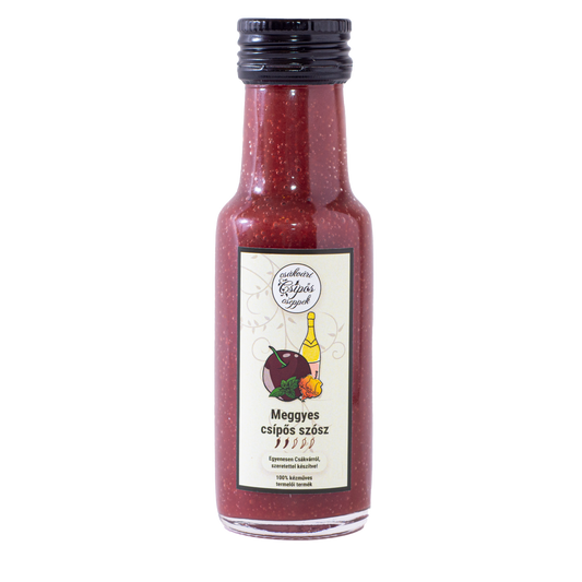 Meggyes-bazsalikomos csípős szósz 100ml